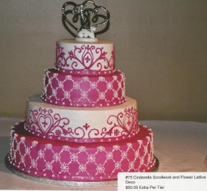 75 Cinderella Scrollwork and Flower Lattice